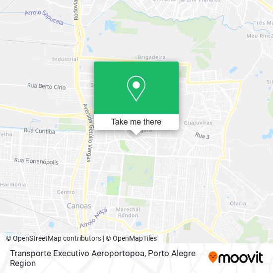 Transporte Executivo Aeroportopoa map