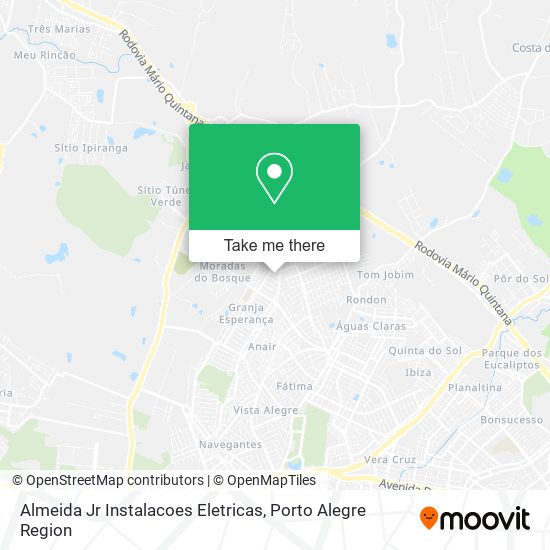 Mapa Almeida Jr Instalacoes Eletricas