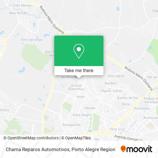 Chama Reparos Automotivos map