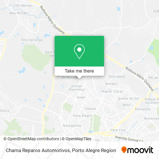 Chama Reparos Automotivos map