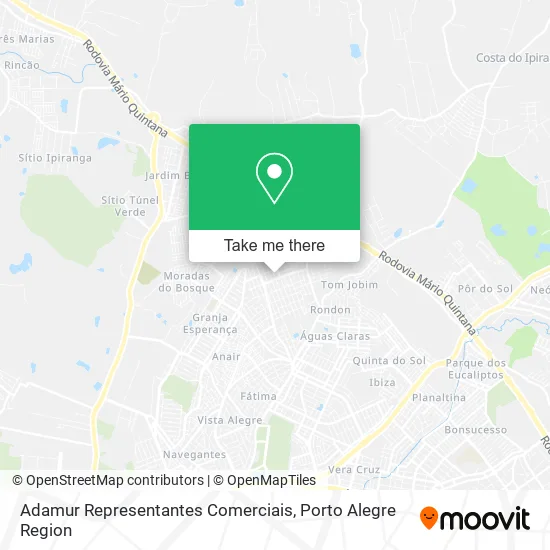 Adamur Representantes Comerciais map