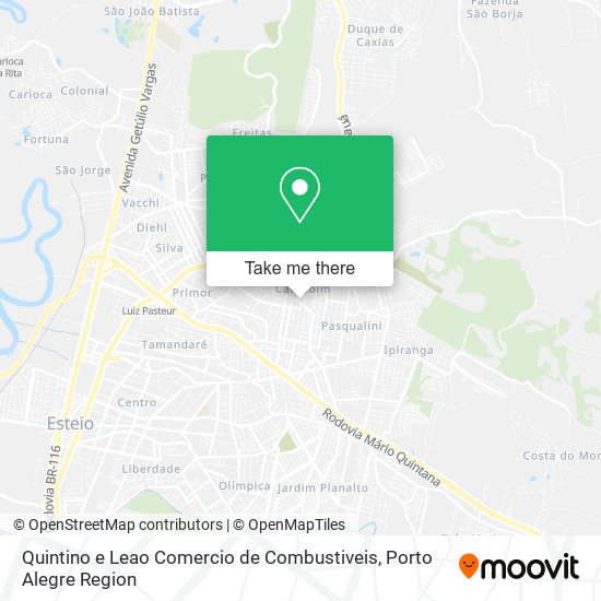 Quintino e Leao Comercio de Combustiveis map