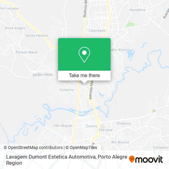 Lavagem Dumont Estetica Automotiva map