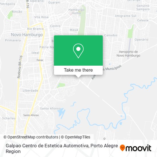 Galpao Centro de Estetica Automotiva map