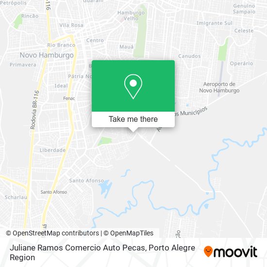 Juliane Ramos Comercio Auto Pecas map