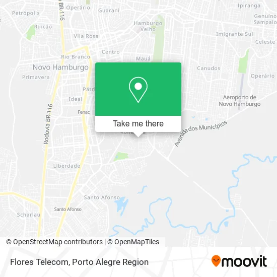 Flores Telecom map