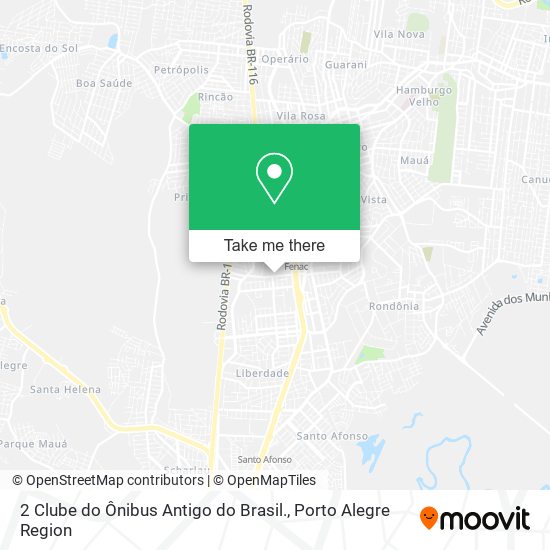 Mapa 2 Clube do Ônibus Antigo do Brasil.