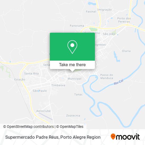 Supermercado Padre Réus map