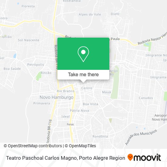 Teatro Paschoal Carlos Magno map