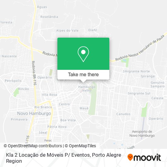 Mapa Kla 2 Locação de Móveis P/ Eventos