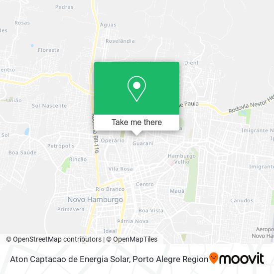 Aton Captacao de Energia Solar map