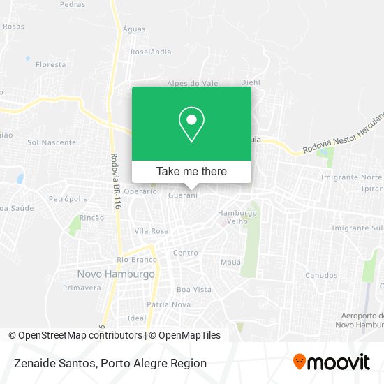 Zenaide Santos map