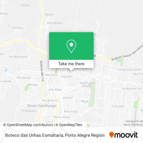 Boteco das Unhas Esmaltaria map