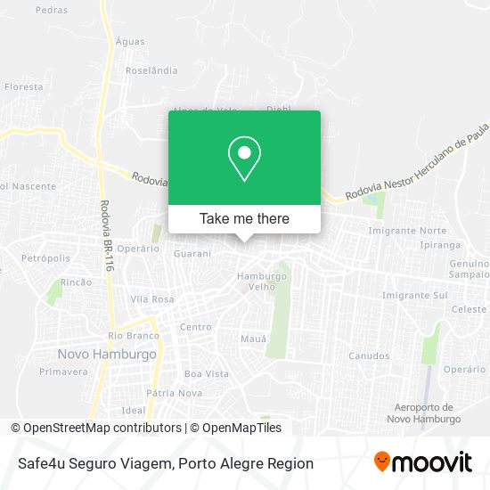 Safe4u Seguro Viagem map