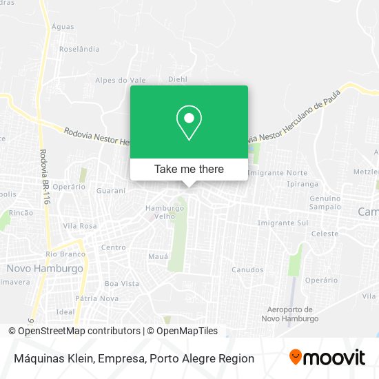 Máquinas Klein, Empresa map