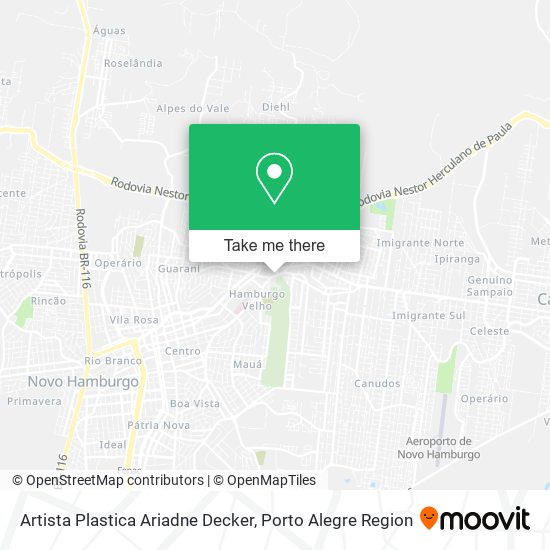 Artista Plastica Ariadne Decker map