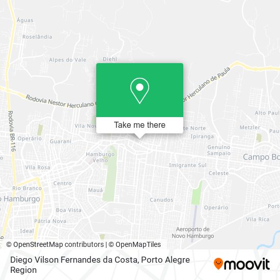 Diego Vilson Fernandes da Costa map