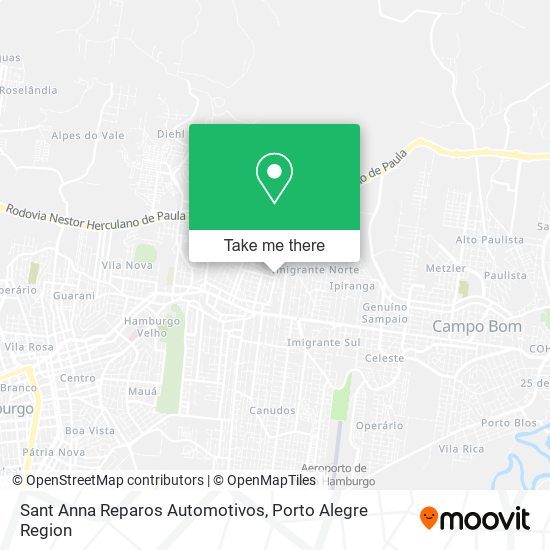 Sant Anna Reparos Automotivos map