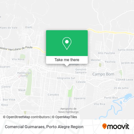 Comercial Guimaraes map