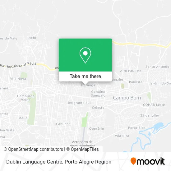 Dublin Language Centre map