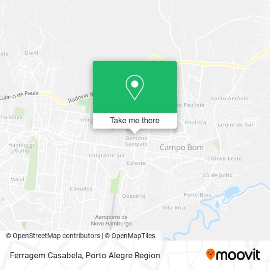 Ferragem Casabela map