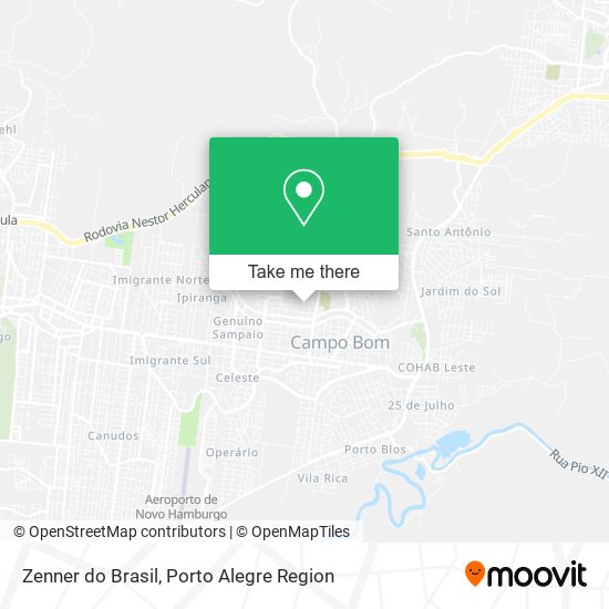 Mapa Zenner do Brasil