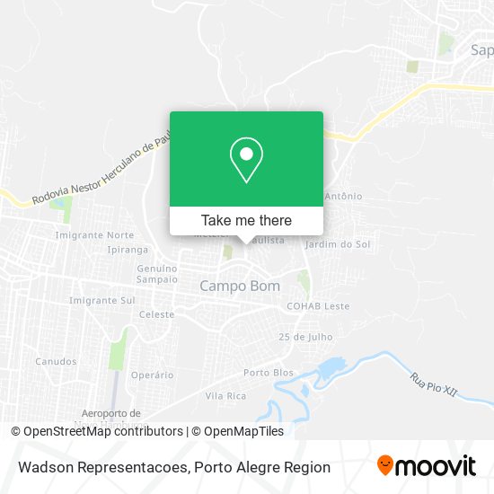 Wadson Representacoes map