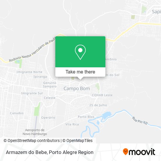 Armazem do Bebe map