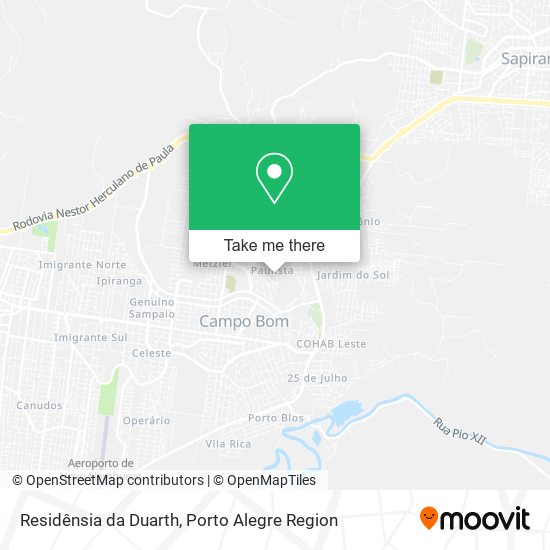 Residênsia da Duarth map