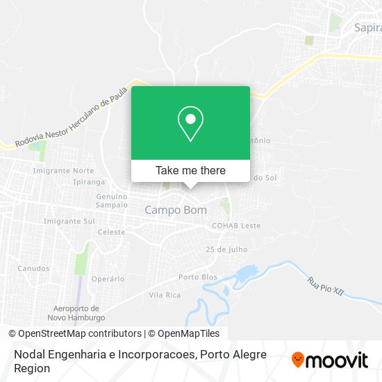 Nodal Engenharia e Incorporacoes map