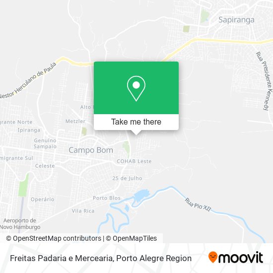 Freitas Padaria e Mercearia map