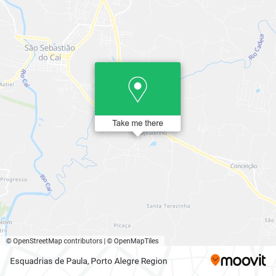 Esquadrias de Paula map