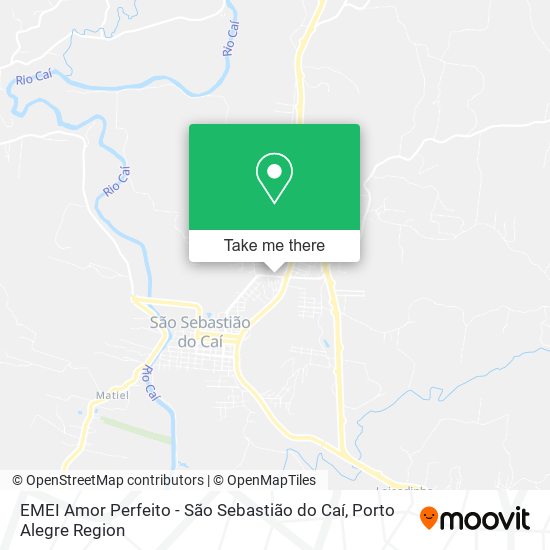 EMEI Amor Perfeito - São Sebastião do Caí map