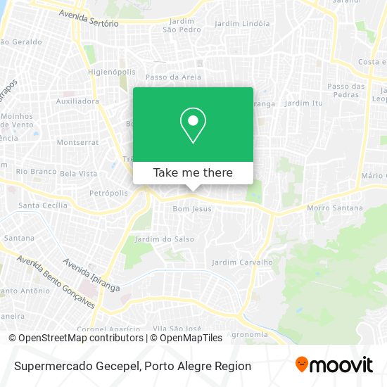 Supermercado Gecepel map