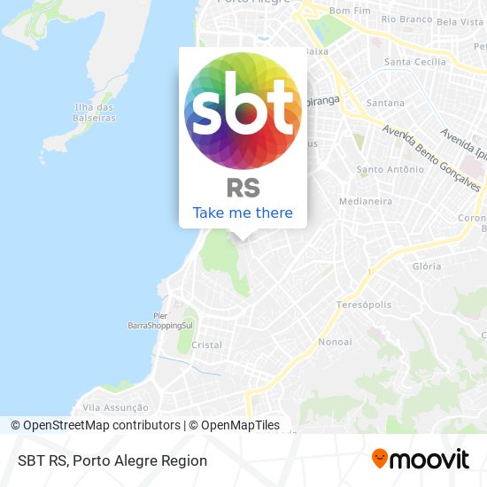 Mapa SBT RS