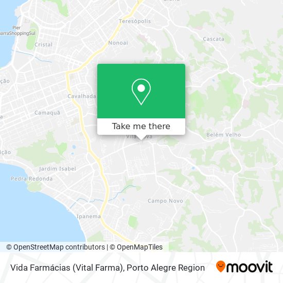 Mapa Vida Farmácias (Vital Farma)