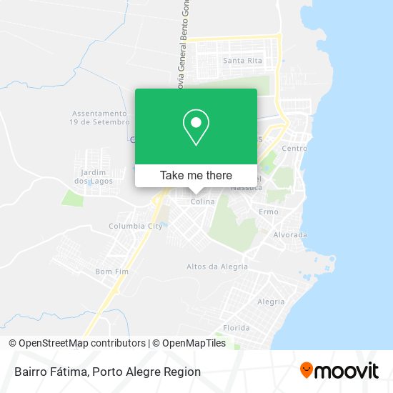 Bairro Fátima map