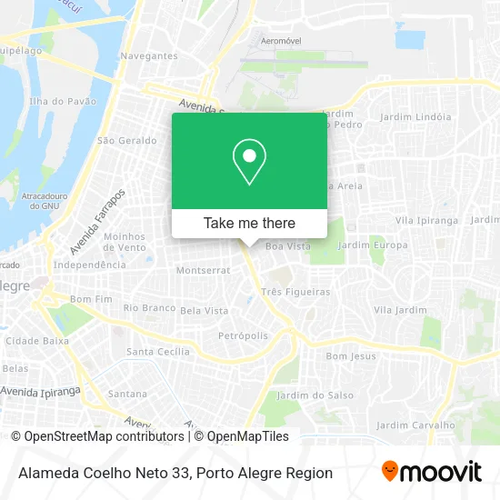 Mapa Alameda Coelho Neto 33