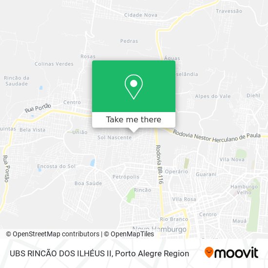 UBS RINCÃO DOS ILHÉUS II map