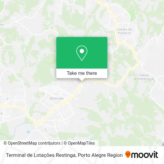 Terminal de Lotações Restinga map