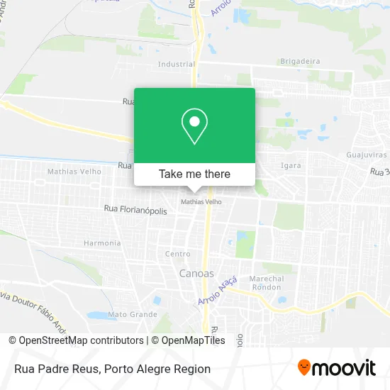 Rua Padre Reus map