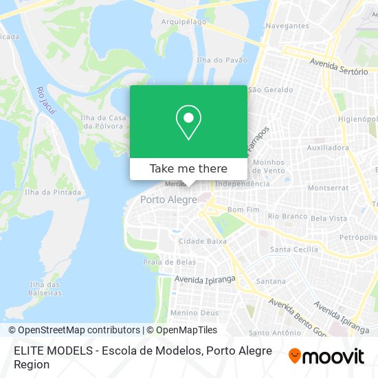 ELITE MODELS - Escola de Modelos map