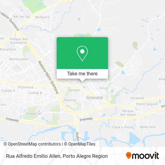 Rua Alfredo Emílio Allen map