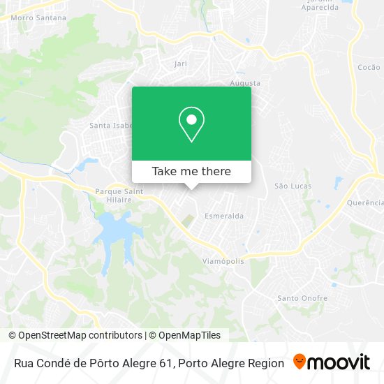 Mapa Rua Condé de Pôrto Alegre 61