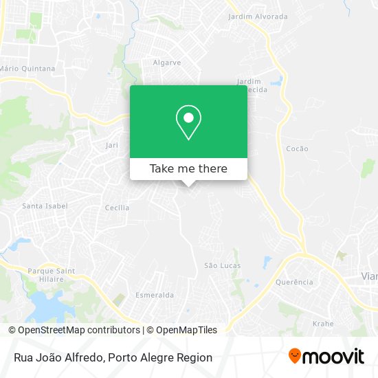 Mapa Rua João Alfredo