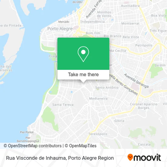 Rua Visconde de Inhauma map