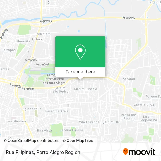 Rua Filipinas map