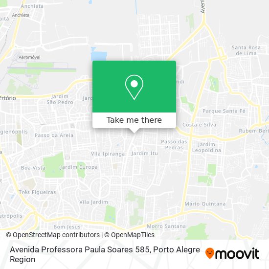 Avenida Professora Paula Soares 585 map