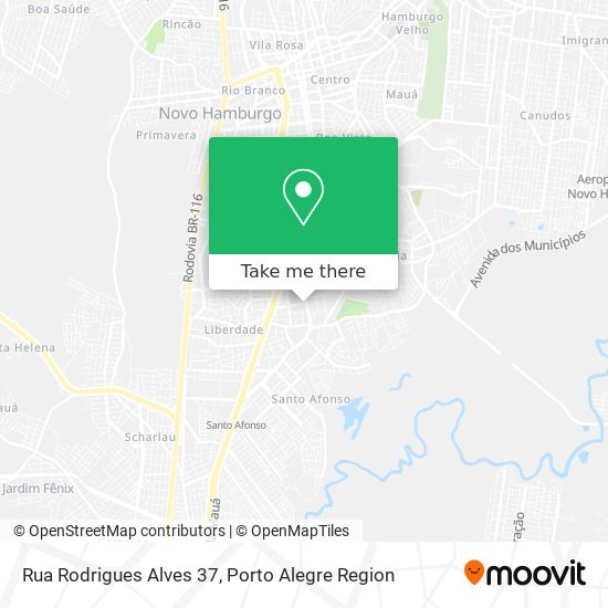 Mapa Rua Rodrigues Alves 37