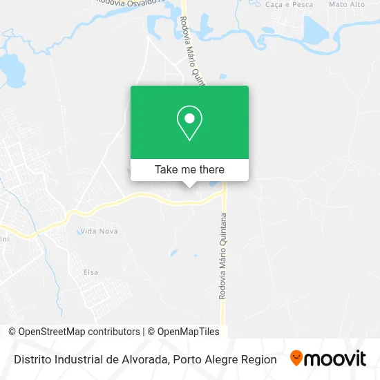 Distrito Industrial de Alvorada map